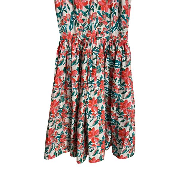 Bernie Dexter Francis Dress in Hibiscus Womans XS - Picture 6 of 10